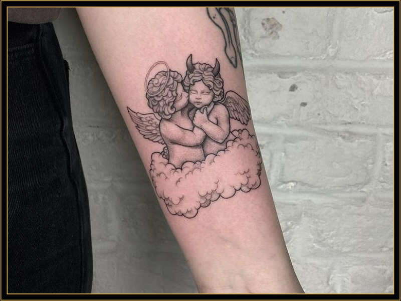 Atelier pax Tattoo Angel & Demon