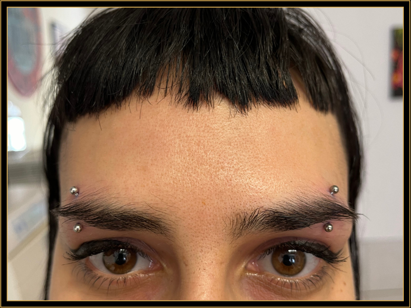 Eyebrow piercings