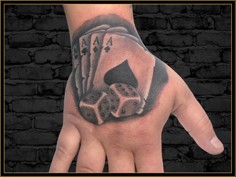 Cardgame tattoo