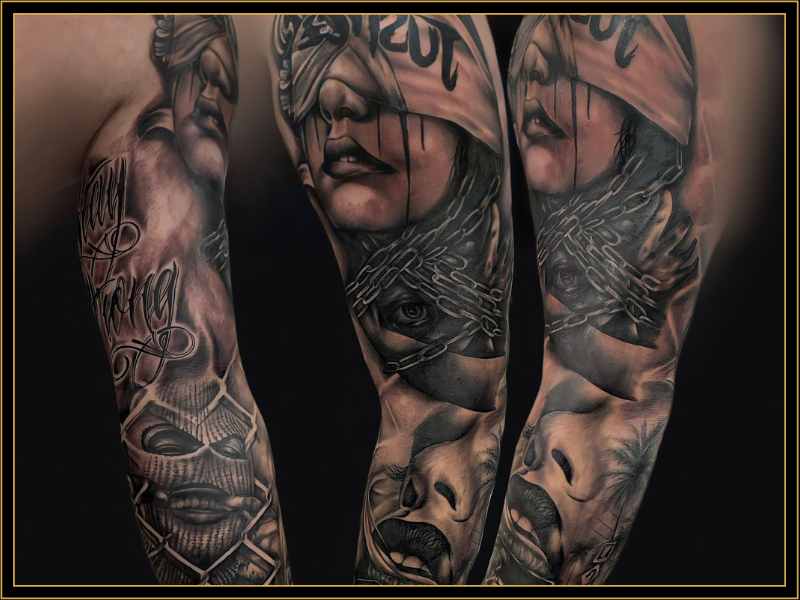 Realism tattoo Woman