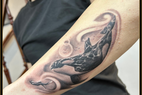 orka tattoo realistic