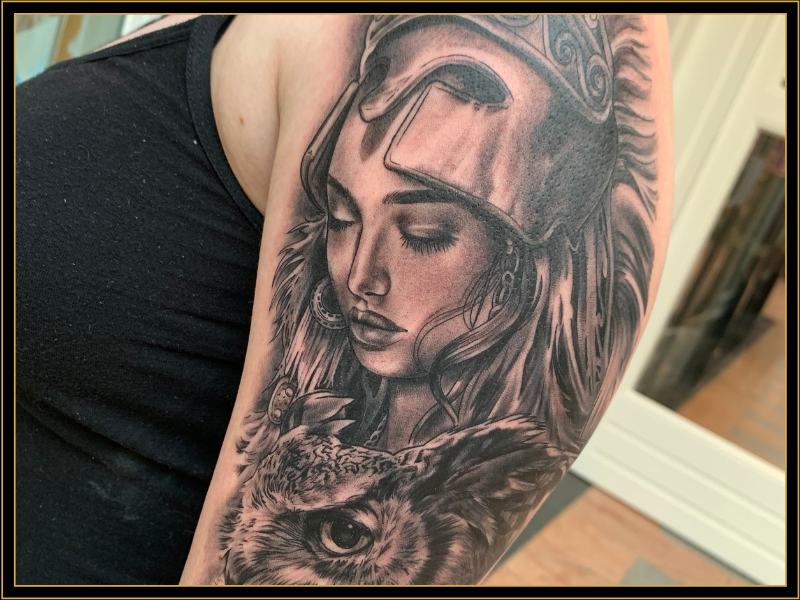 realism amazon tattoo