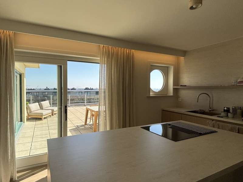 keuken vakantie appartement aan zee
