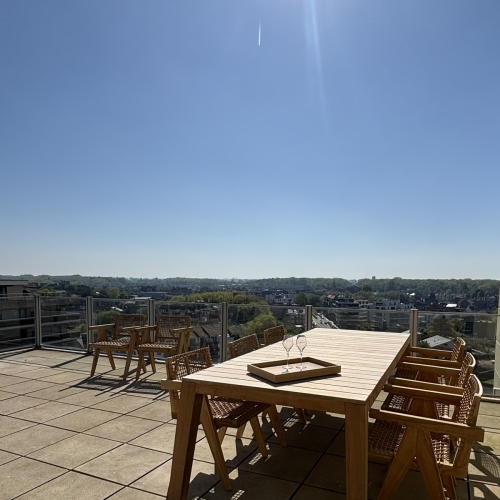 vakantie penthouse aan zee met grote terassen