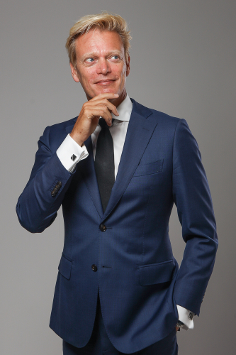 profielfoto, blauwe pak, denken, spontaan, zakelijk foto