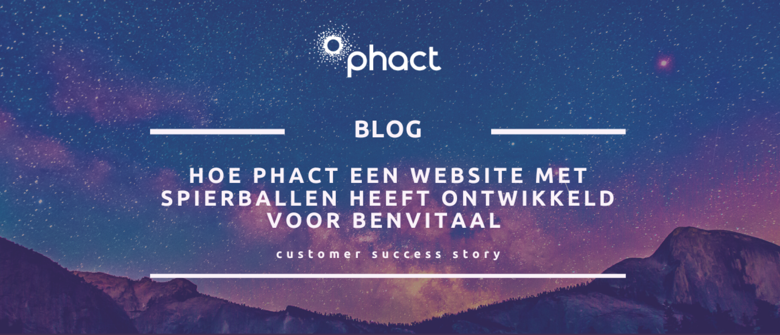 Hoe Phact een website met spierballen heeft ontwikkeld voor benVitaal