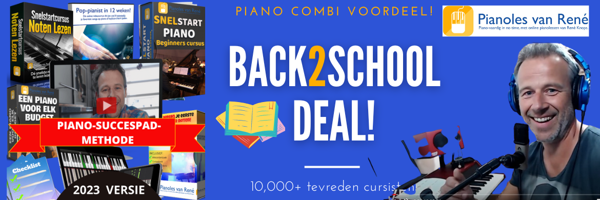 Back to School Pianoles van Rene