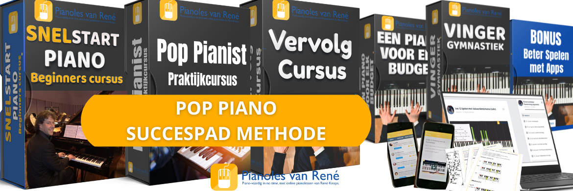 PopPiano Succespad - PianolesvanRene.nl