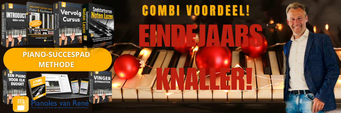 Eindejaarsknaller Pianoles cursus van Rene