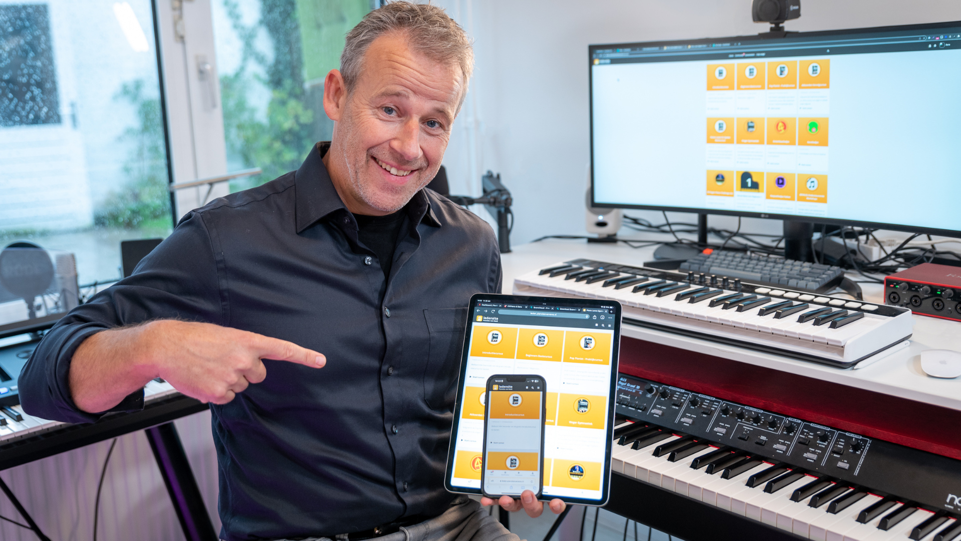 piano leren spelen met pianodocent René Knops