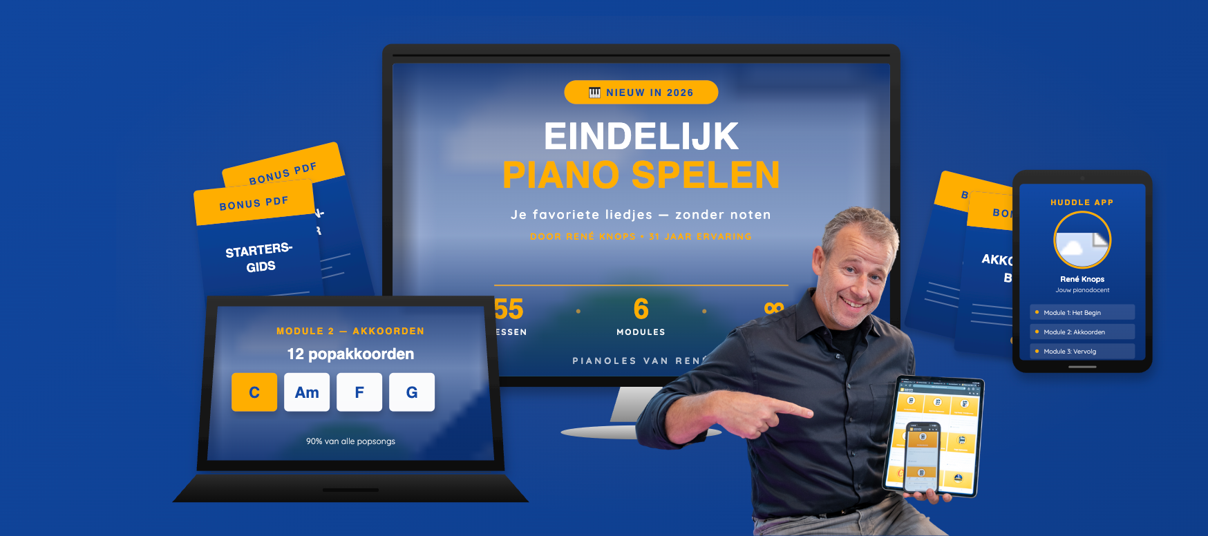 Eindelijk Piano Spelen — cursus voor volwassen beginners