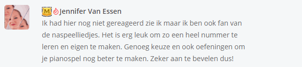 Jennifer over de Pianoflix naspeelliedjes