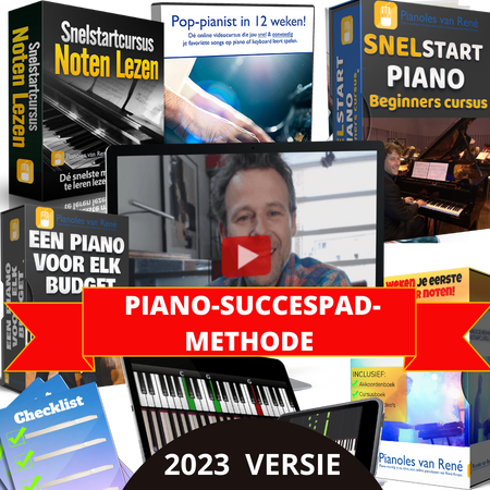 2023 Pianoles van Rene Succespad Methode