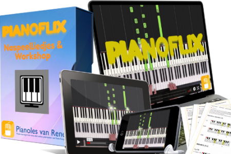pianoflix pianoles van Rene naspeelliedjes
