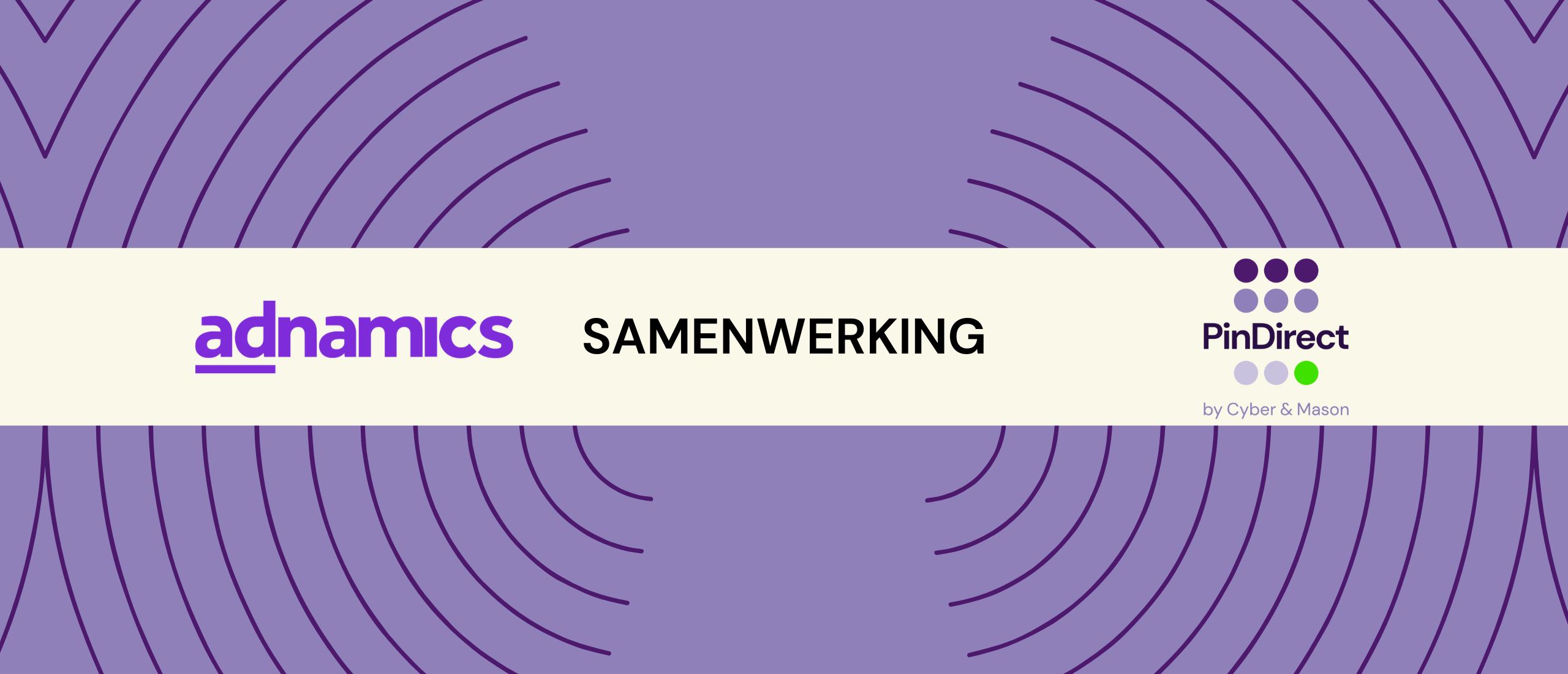 Samenwerking Adnamics en PinDirect