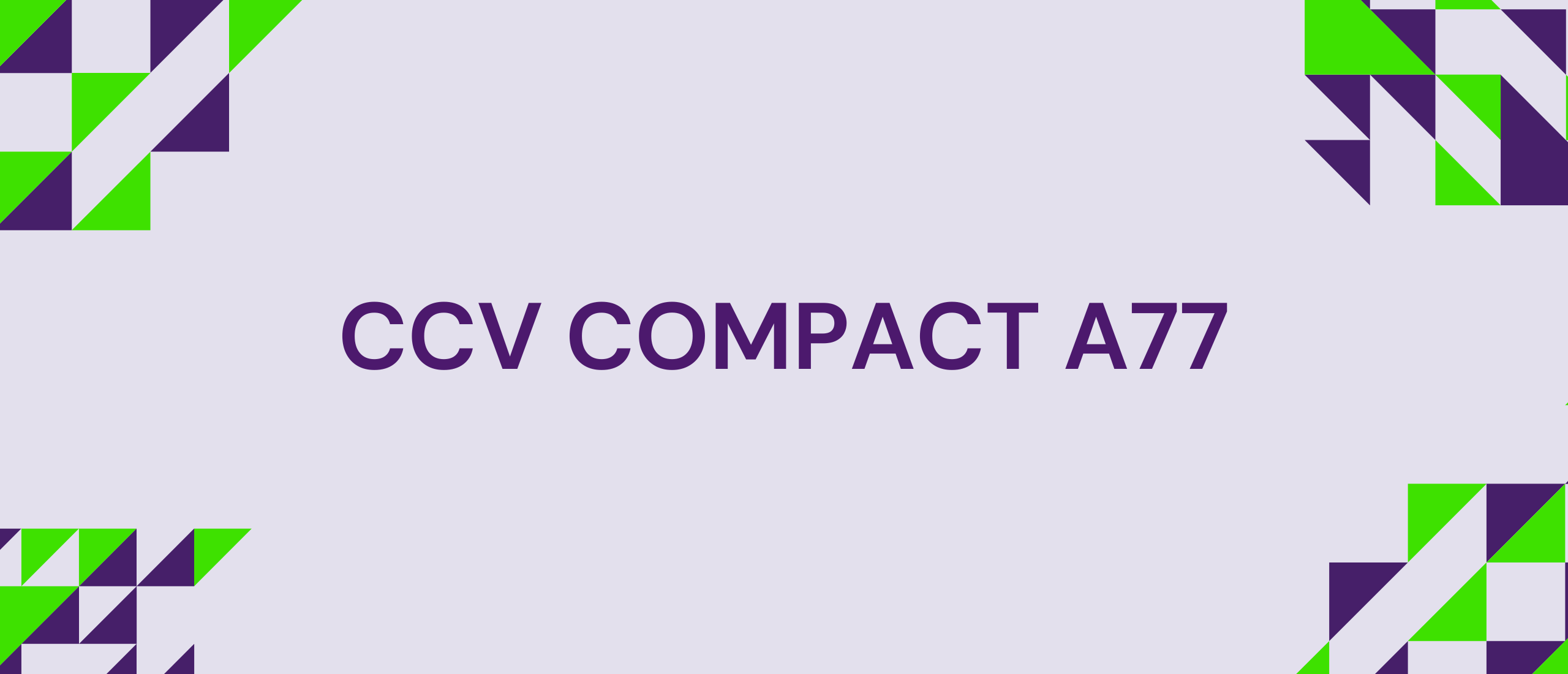 CCV Compact A77: De compacte terminal voor betalingen waar en wanneer je wil
