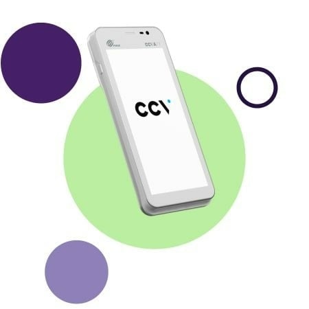 De CCV Compact A77C is een mobiele pinautomaat zonder bonprinter die via wifi met een kassa gekoppeld kan worden