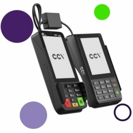 De CCV Duo Base a80-a35 is een vaste pinautomaat die kassagekoppeld kan worden met een RS232 of USB-verbinding. daarnaast beschikt hij over een bonprinter