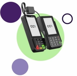 De CCV Duo Base a80-a35 is een vaste pinautomaat die kassagekoppeld kan worden met een RS232 of USB-verbinding. daarnaast beschikt hij over een bonprinter