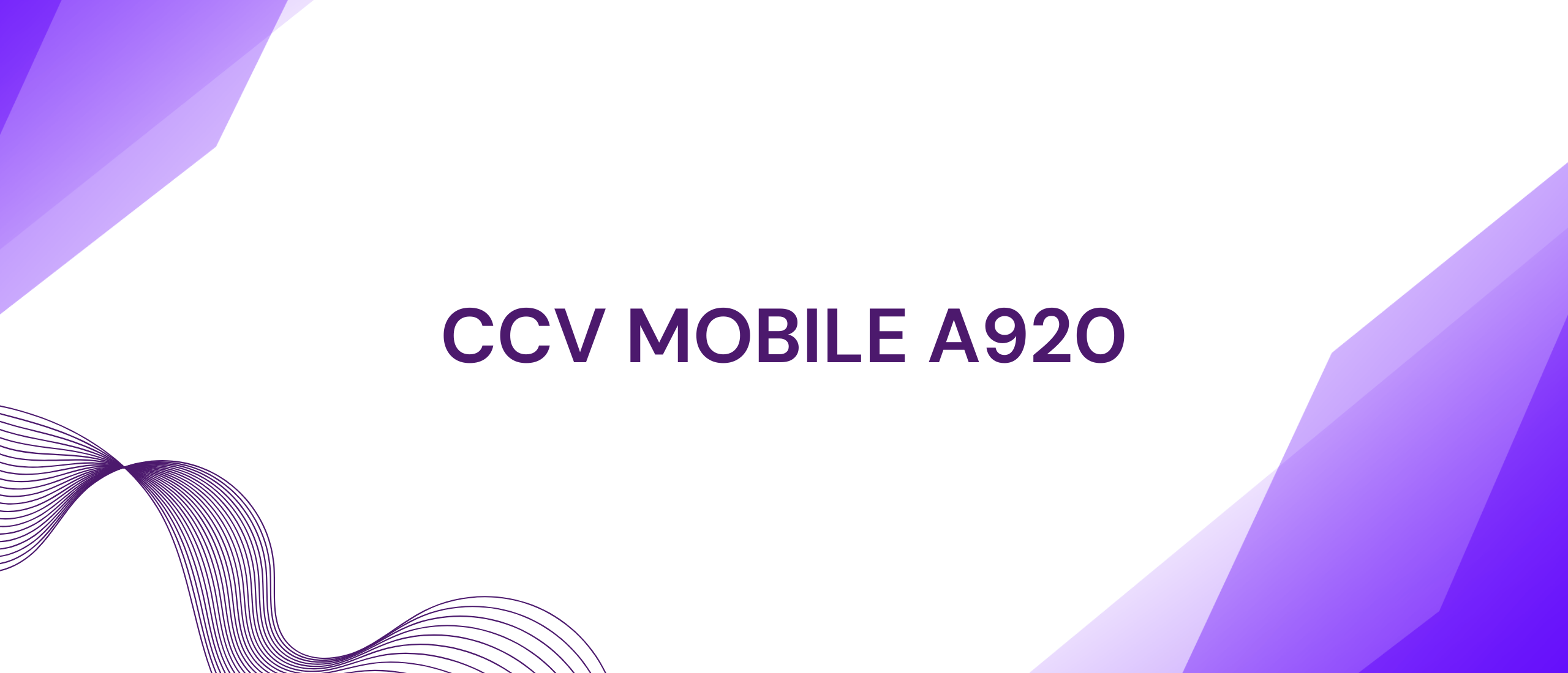 CCV Mobile A920: De Android pinautomaat met bonnenprinter voor snel en betrouwbaar betalen
