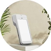 Een CCV Mobile A920 in het groen die je kan kopen bij PinDirect