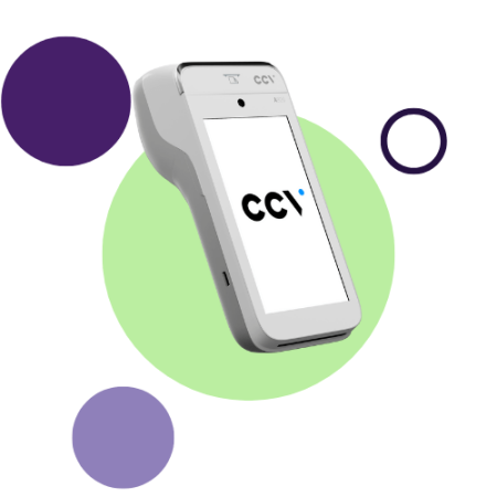 De CCV Mobile A920 is een mobiele pinautomaat met bonprinter die via wifi met een kassa gekoppeld kan worden.