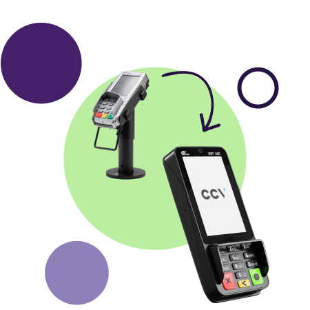 CCV VX820 ITS vervangen voor een CCV Nexus Pad A35