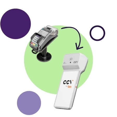 CCV Budget VX520 vervangen voor een CCV Plus Mobile A960