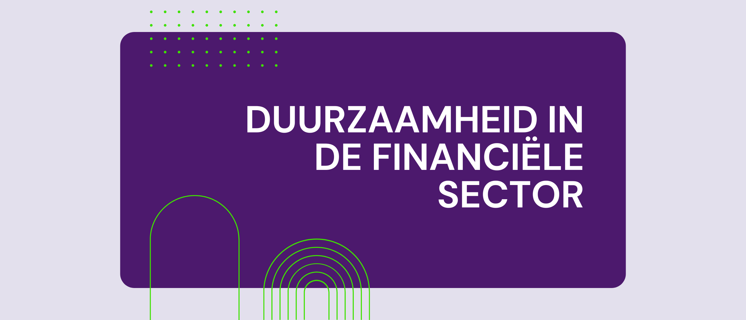 Pinautomaten repareren, duurzaamheid in de financiële sector