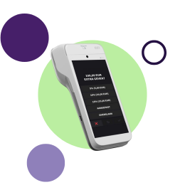 Fooi pinnen op een CCV Mobile A920