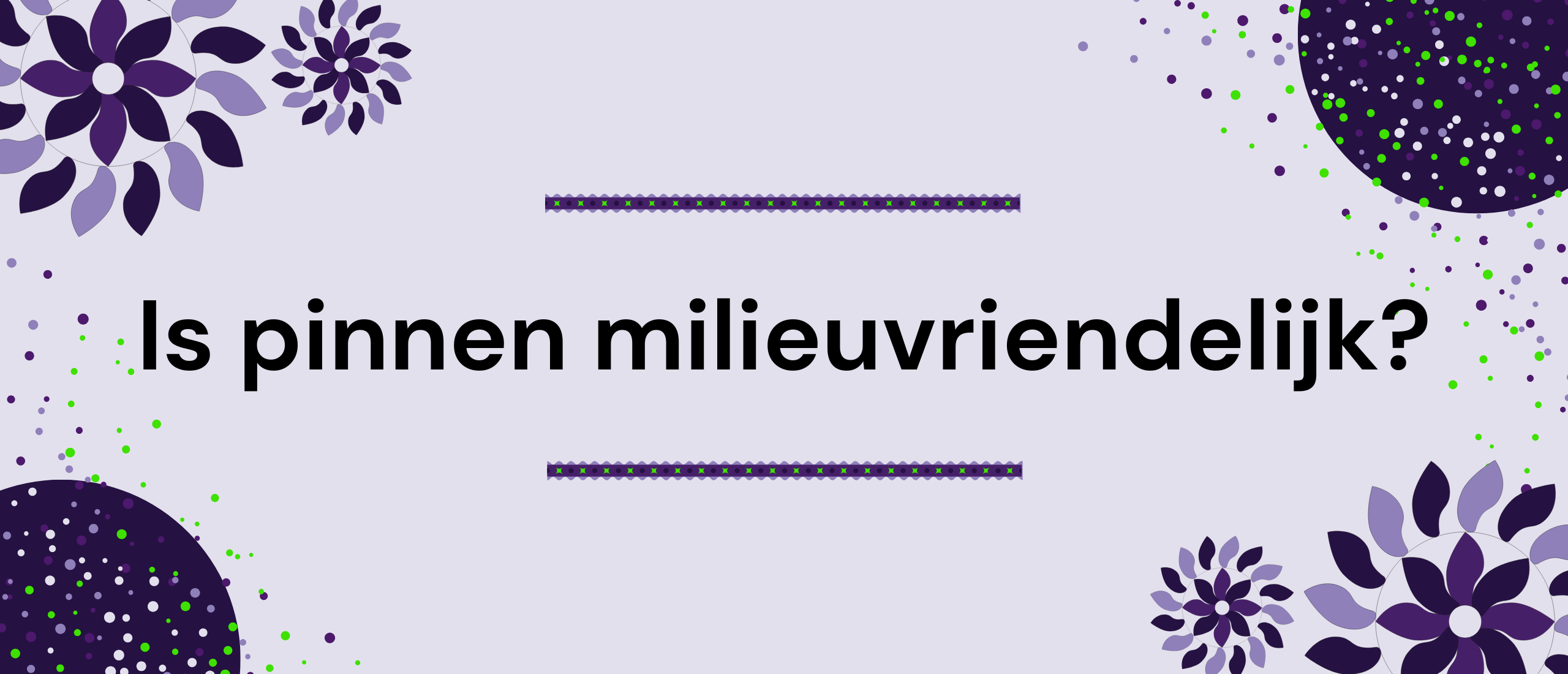 Pinnen: iets minder belastend voor het milieu dan cash