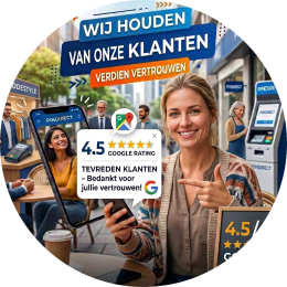 Klantreviews, 96% zeer tevreden klanten