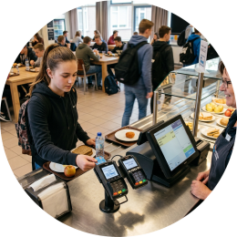 Pinautomaat en betaaloplossing voor onderwijs en scholen