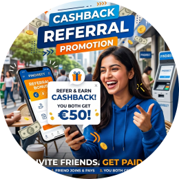 Member Get Member PinDirect 50 EUR Cashback