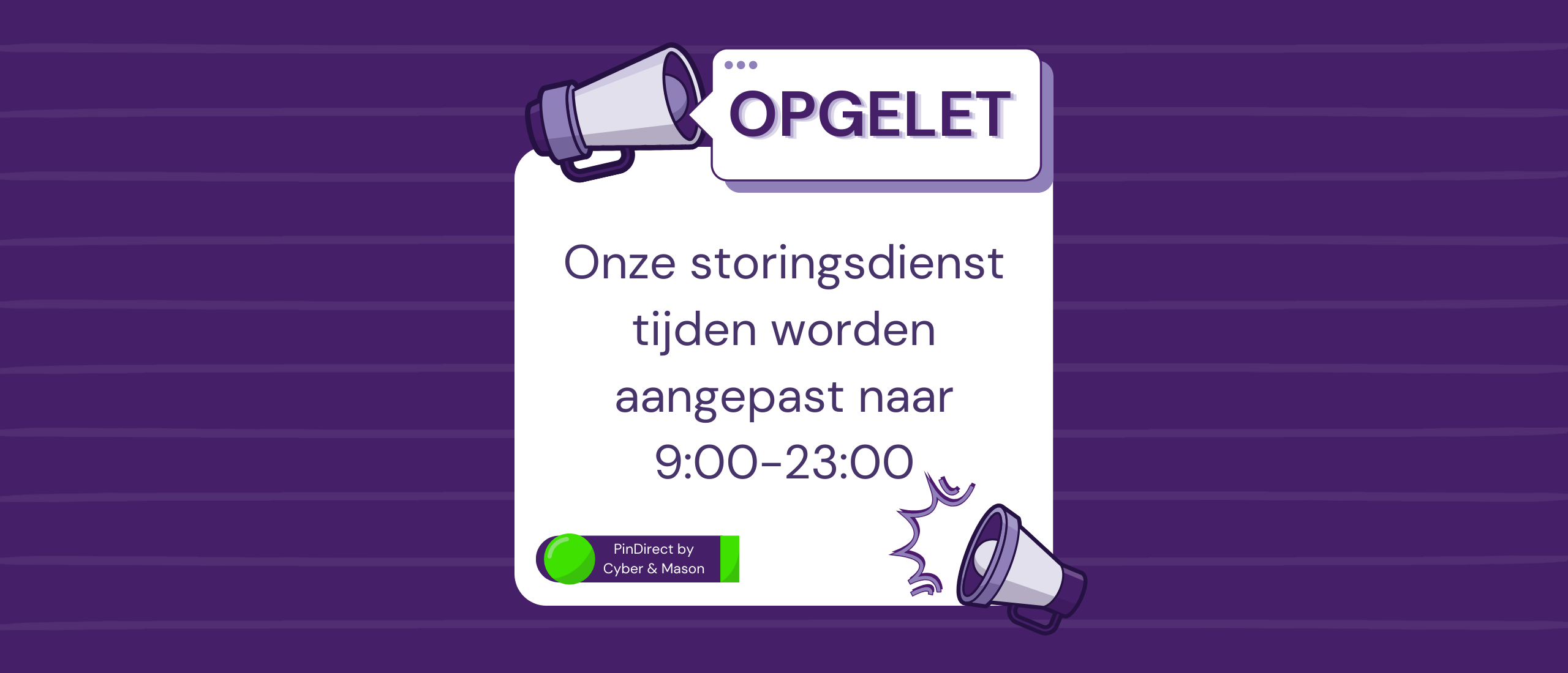 Onze support tijden zijn aangepast!