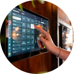 unTill scherm in de horeca