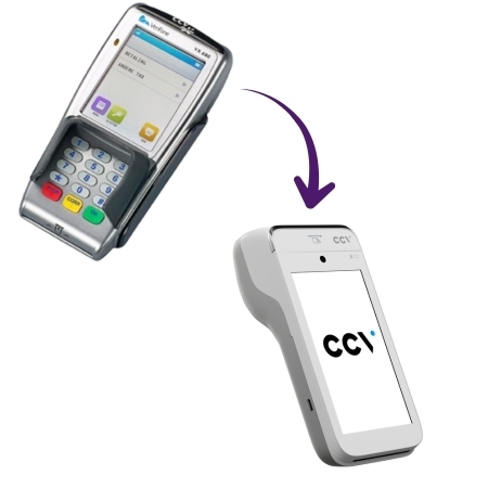 CCV VX680 GPRS vervangen voor een CCV Mobile A920