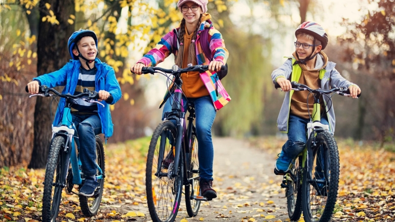 actief uitje met gezin fietstocht