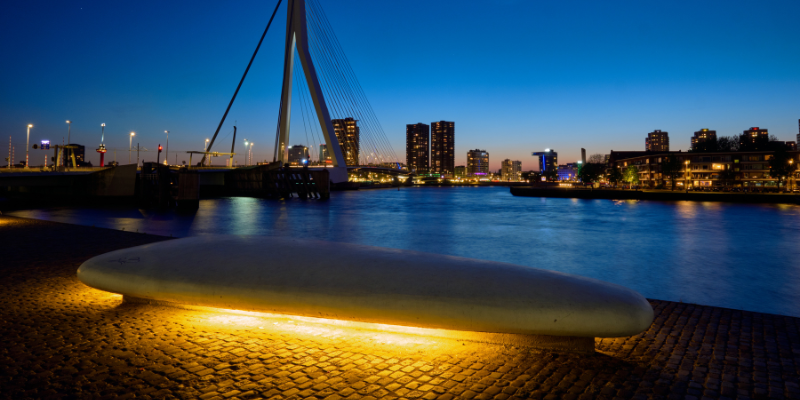 wandelen Rotterdam tijdens uitje