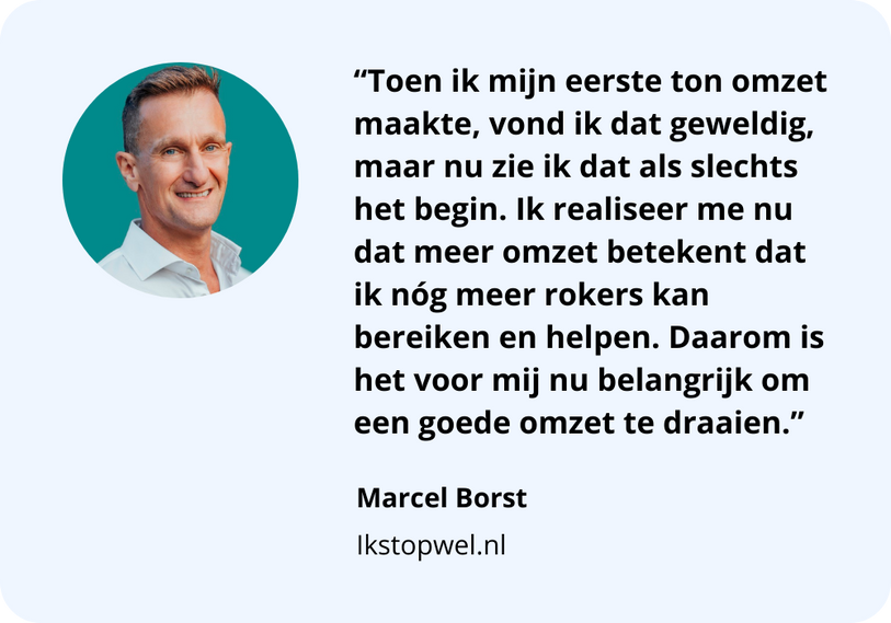 Marcel Borst: Meer omzet = Meer rokers helpen