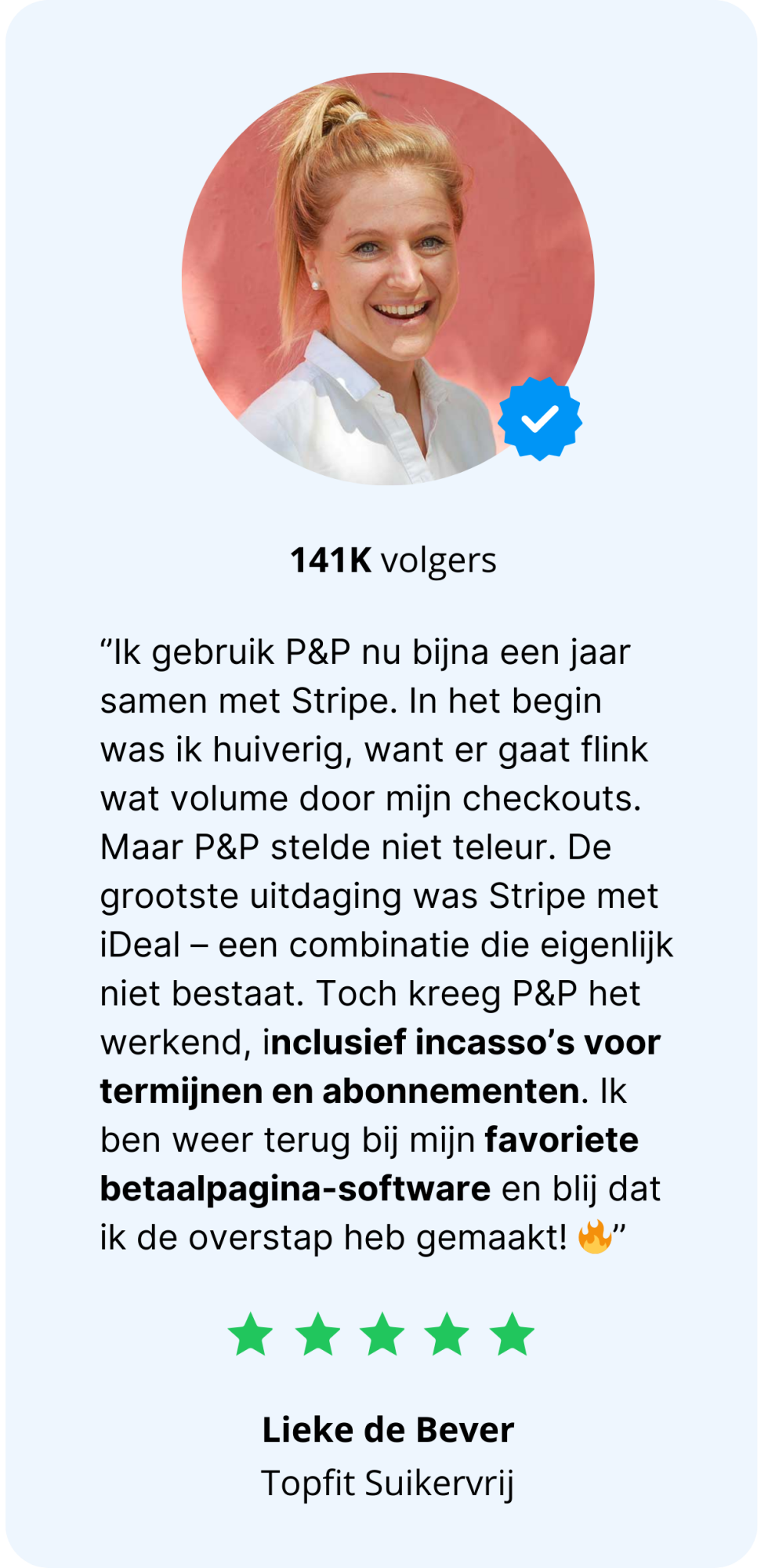 Lieke de Bever Topfit Suikervrij