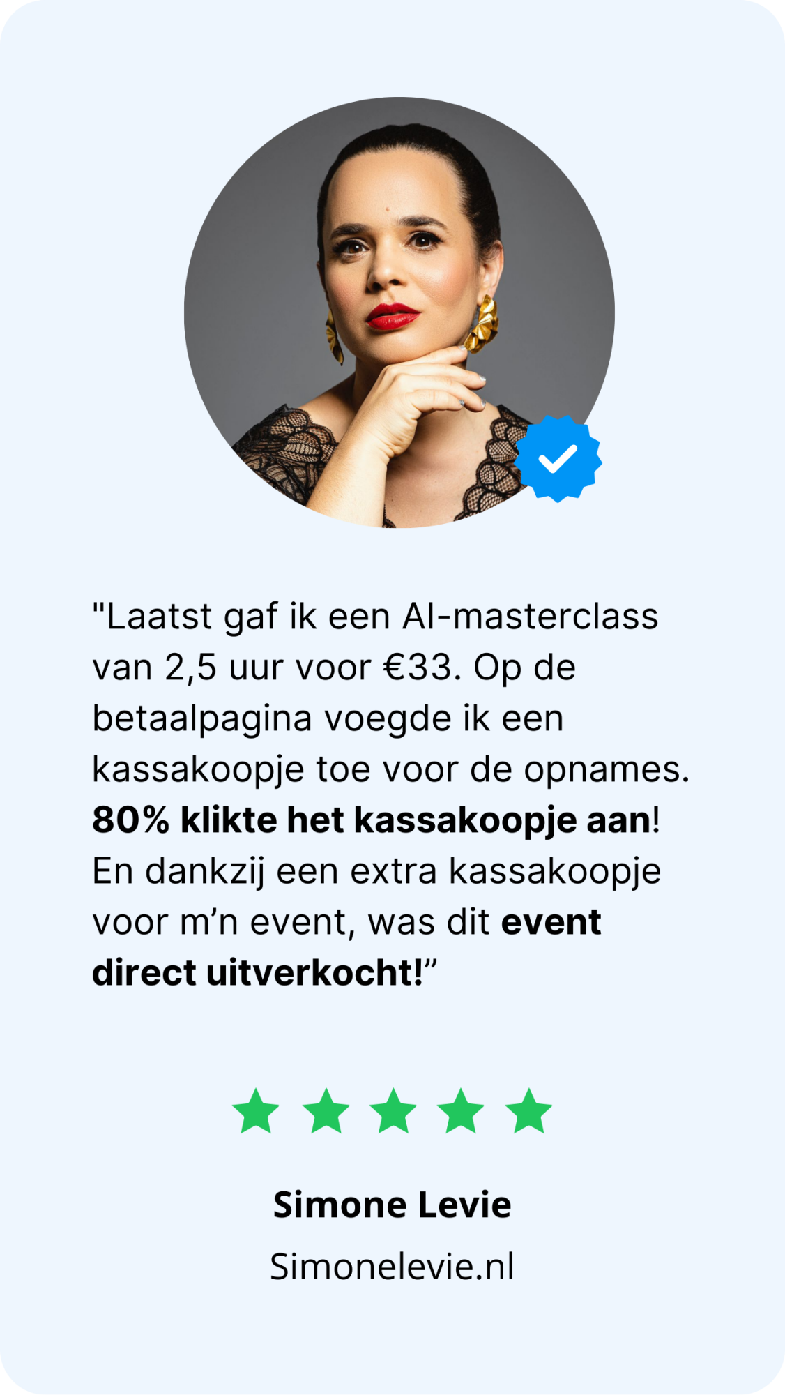 Simone Levie Kassakoopje