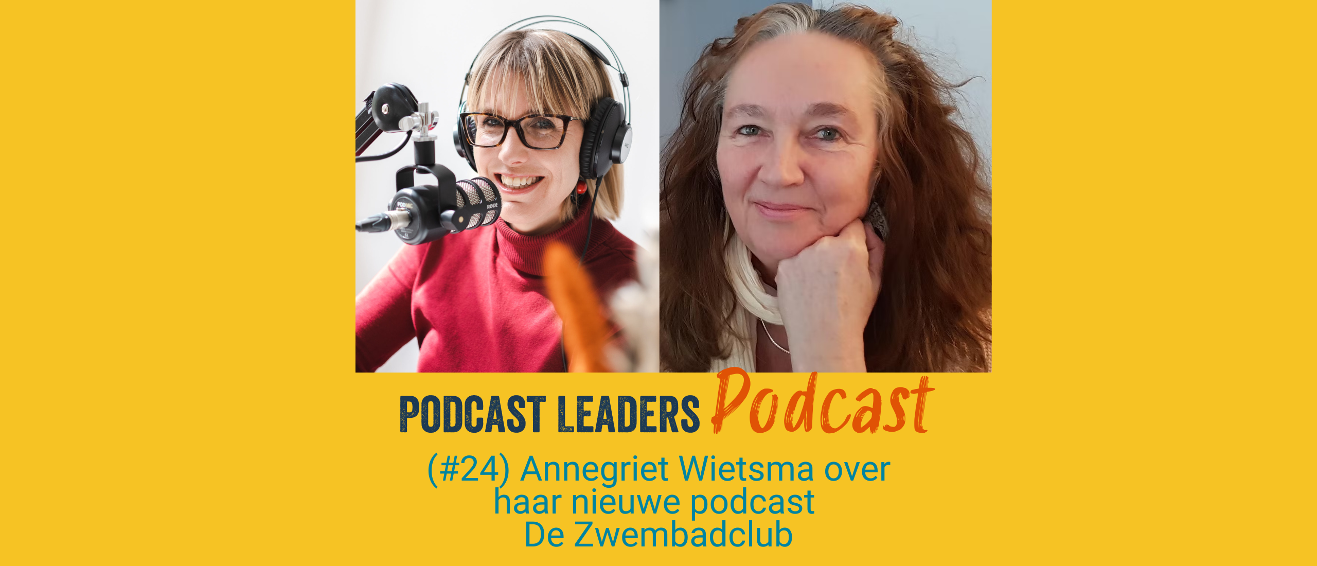 Achter de podcastschermen van Annegriet Wietsma