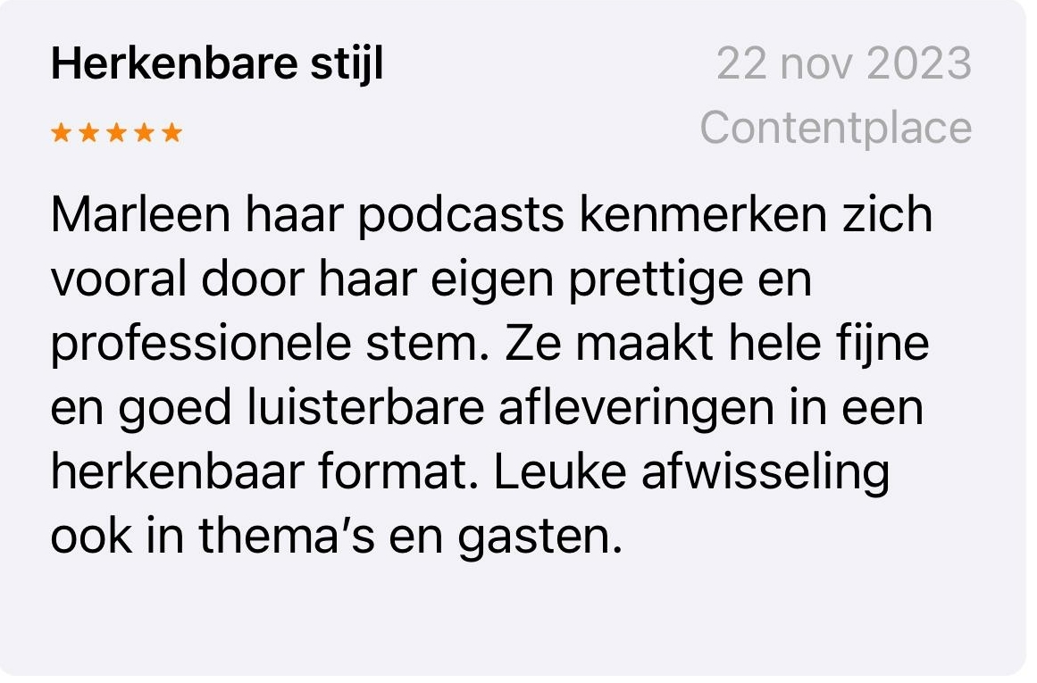 Afbeelding van review