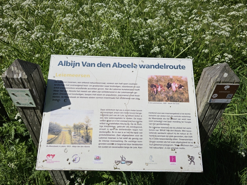Albijn van den Abeele wandelroute Albijn van den Abeele wandelroute
