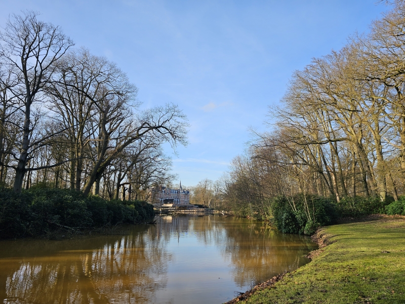 Park van Brasschaat wandelen met hond
