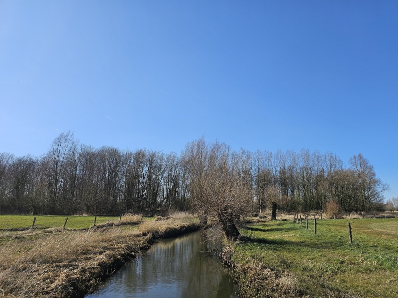 Wandelroute 15 km door het Meetjesland in Oost-Vlaanderen