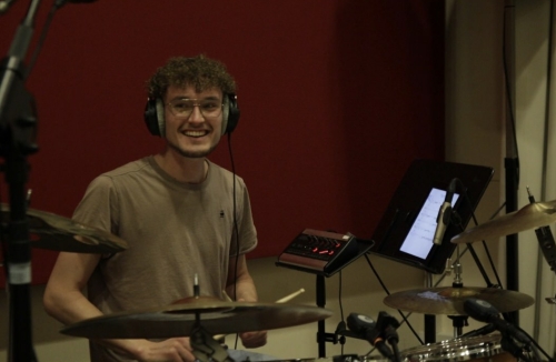 Ruben Leendertse, drumdocent bij Novae Popschool