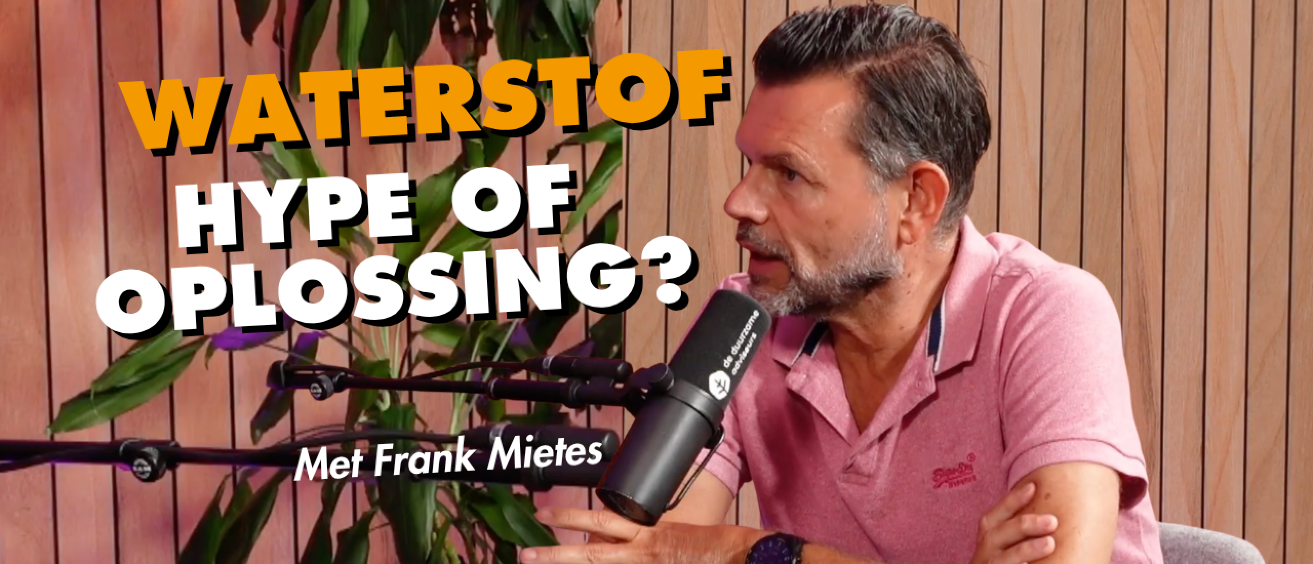 Waterstof: de oplossing of een hype? (Frank Mietes)