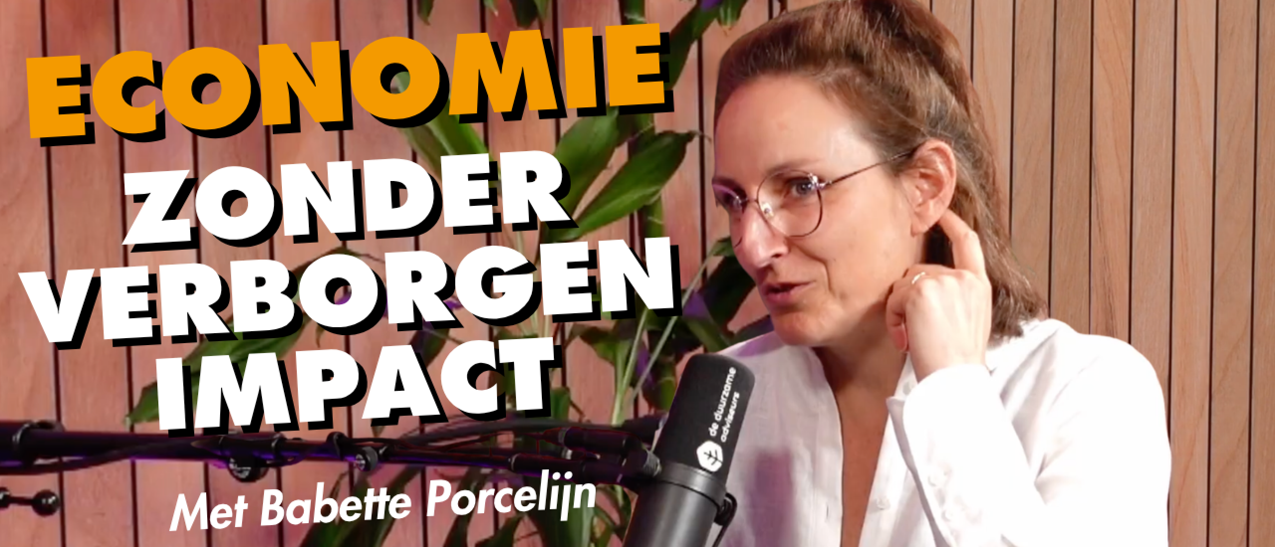 Economie zonder verborgen impact (Babette Porcelijn)